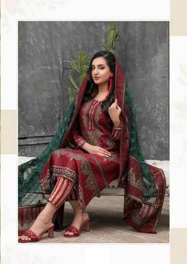 Hala Zafira Karachi Cotton Designer Exclusive Dress Materila